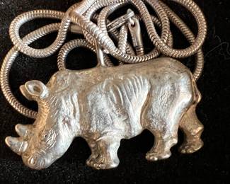 Rhino Necklace