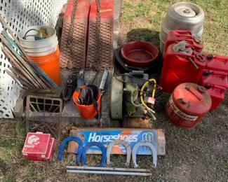 Automotive Enthusiasts Garage Cleanout Tools, Fuel  More
