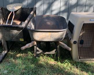 TwoWheeled Trailer  Sturdy Wheelbarrow with Bonus Dog Carrier And Windmill Project