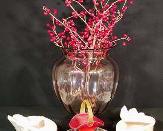 Collection of Charming Decorative Accents McCoy, Glassware, and More