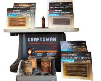 Craftsman Oscillating Spindle Sander 1 2 HP Maximum Developed  Complete with Accessories