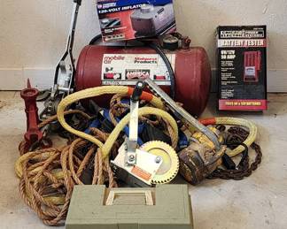 Workshop Garage Essentials  Power Inverter, Air Compressor, Battery Tester  More
