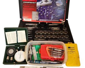 Sears Craftsman 39Piece Standard Tap  Die Set with Bonus Tools  Excellent Condition