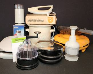 Lots of Small Appliances Rival, George Forman, Braun, Cuisinart 