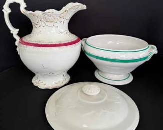 Classic Porcelain Washstand Pitcher 