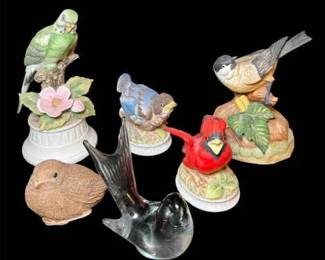 Fly Into This Fantastic Collection... Birds... Murano, Lefton, Gorham, Ethan Allen