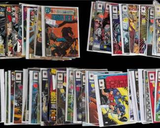Huge Comic Book Sale Vintage DC, Massive Valiant Collection  More