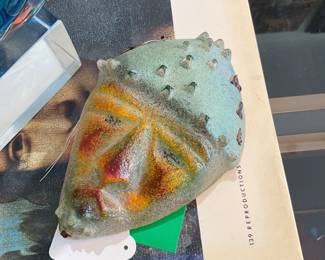 Diane Ferland signed glass mask $40 + tax