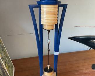 MCM Hand Carved Wooden Sculpture with Hidden Drawers - $20 + tax.