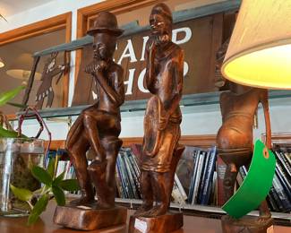 Wooden Sculptures - $30 + tax