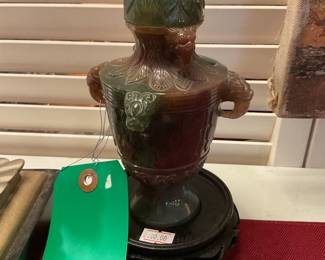Small hand carved jade sculpture - $160 +tax