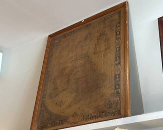 Antique Map Print - $200 + tax