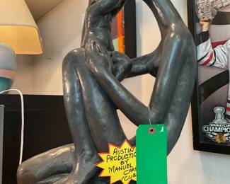 Austin production by Manuel Carbonell sculpture 21.5” tall $80 + tax