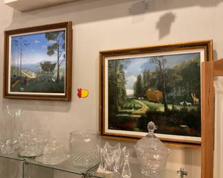 Noah’s Ark Original Oil Painting - $120 + tax 22in x 23in 