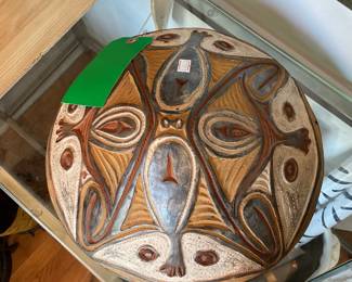 Polynesian hand carved wall art $120 + tax each 