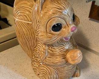 Squirrel Cookie Jar