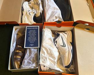 Nike and Dockers Shoes (New In Original Box)
