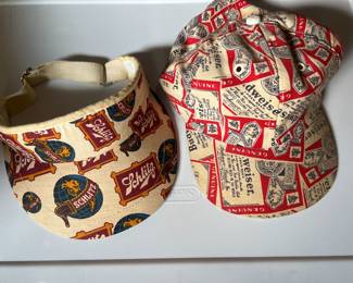 Vintage beer hats
