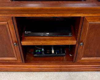 Wood Audio/Video Cabinet. 