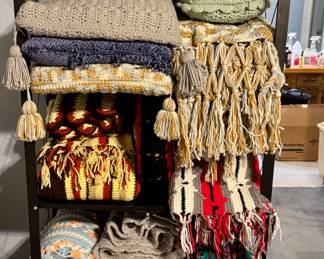 Selection of Handmade Quilts/Blankets/Afghans.