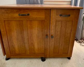 Solid Wood Sewing Table/Cabinet.