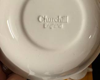 Churchill Blue Willow Blue White