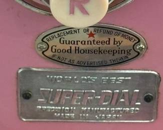 Vintage Mid Century Morse Sewing Machine - Pink!