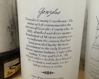 Set of 5 Texas 150th Anniversary Commemorative Glasses by Norman Baxter