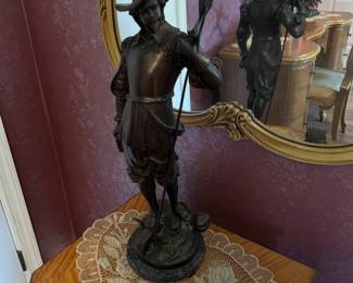 Bronze figurine signed by artist