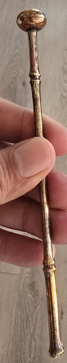 Tiffany sterling silver drink stirrer