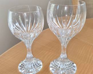 Set of 20 Baccarat crystal glasses 