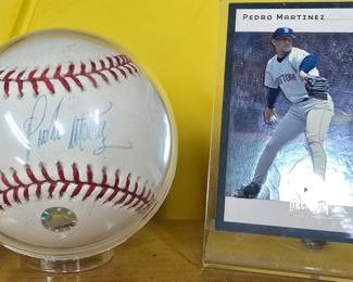Pedro Martinez signed baseball 