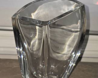 Baccarat abstract vase