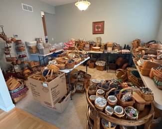 Longaberger baskets, liners, and more