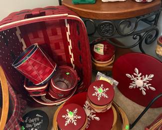 Longaberger Christmas Baskets