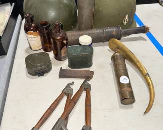 Vintage Decor/Military Helmets Orlando Estate Auction