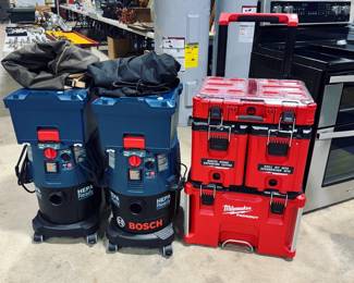 Bosch Shop Vacs and full Milwaukee Tool Chest Orlando Estate Auction