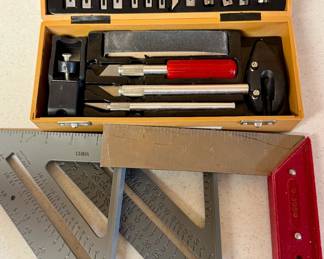 Exacto Knife Set and Measuring Tools