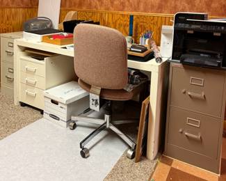Assorted Office Furniture and Supplies
