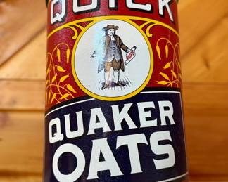 Quick Quaker Oats Tin