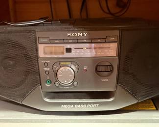 Sony Portable CD Radio Cassette Stereo with Mega Bass