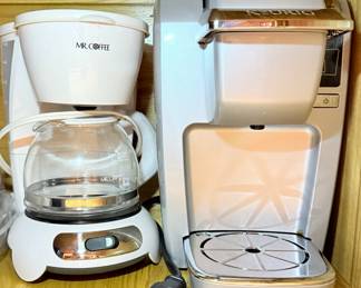 Mr. Coffee Coffee Pot and Keurig Personal Coffee Maker/Brewer