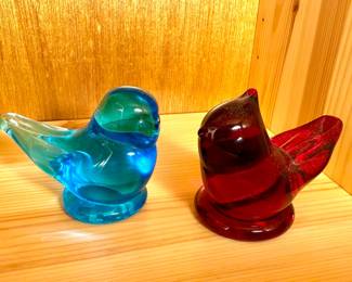 Sunny Day Bluebird of Happiness and Country Cardinal