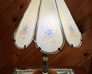 Blue Flower Lamp