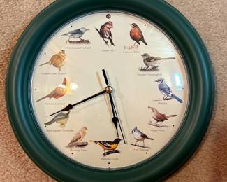 Singing Bird Wall Clock
