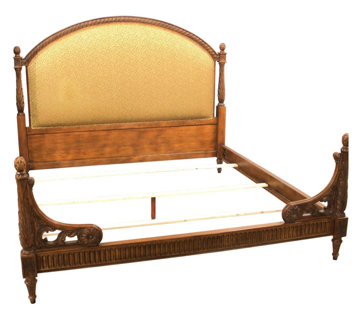 King upholstered bed