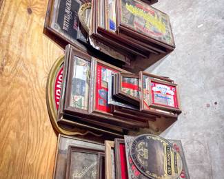 Over 100 Vintage Advertising Mirrors