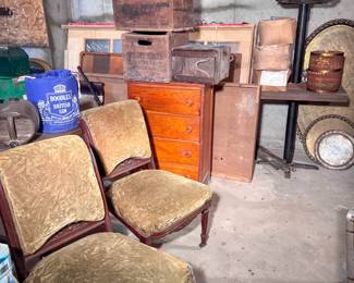 Vintage Advertising Crates, Vintage & Antique Furniture