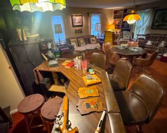 MCM Style Bar & Stools