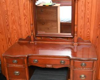 Vintage Mirrored Vanity